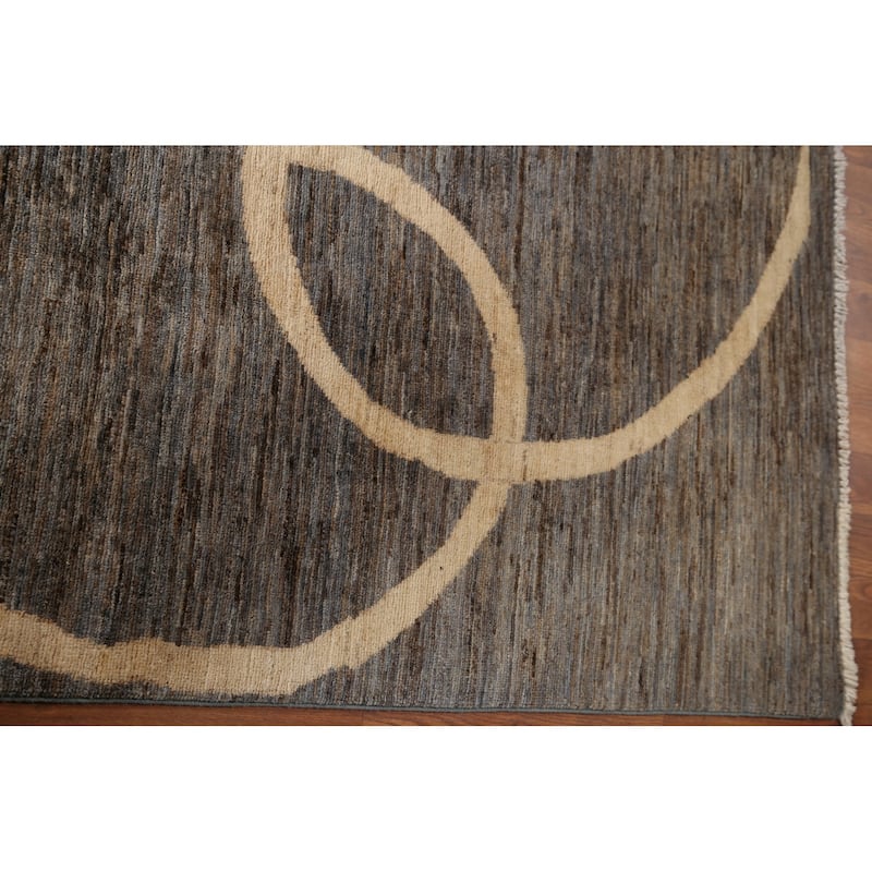 Gabbeh Kashkoli Area Rug Handmade Wool Carpet - 5'11"x 9'2"