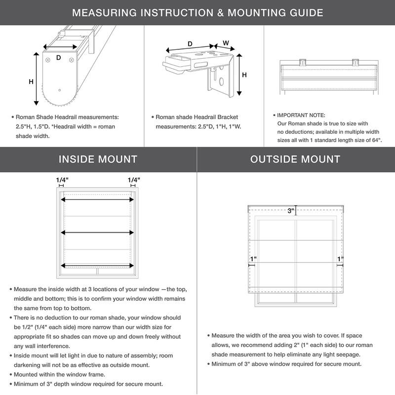 Printed Faux Silk Room Darkening Cordless Roman Shade