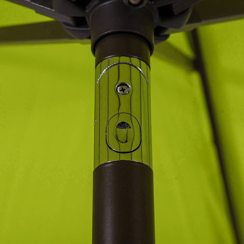 Brock 9-Foot Market Patio Umbrella with Concrete Base Weight Stand Included