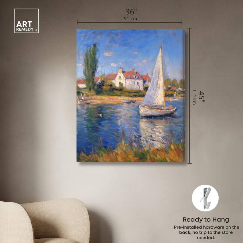 Bayside Calm I Canvas by Art Remedy, Gallery Wrapped
