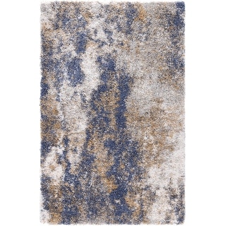 Noori Rug Lux Ridley Abstract Modern 2-inch Thick Shag Rug - Bed Bath ...