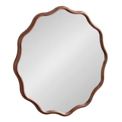 Kate and Laurel Talma Scalloped Wall Mirror