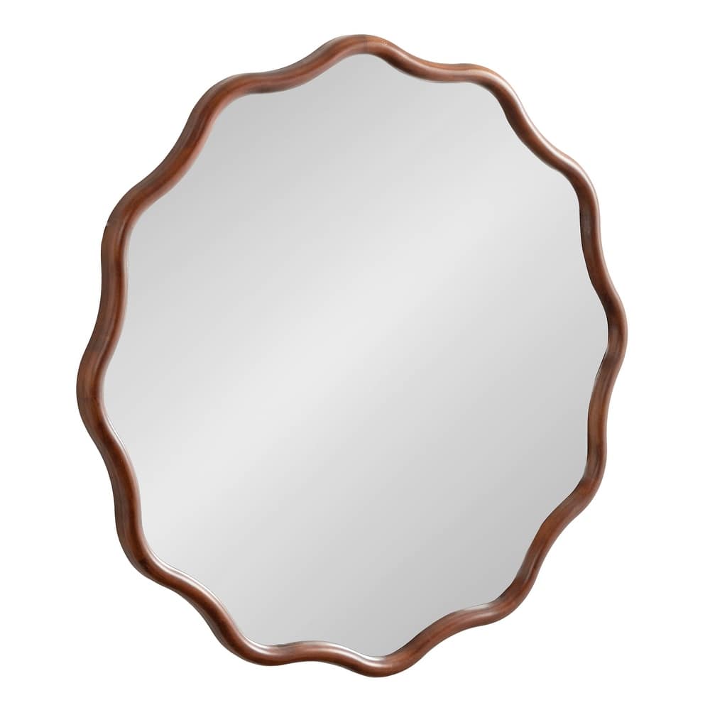 Kate and Laurel Talma Scalloped Wall Mirror