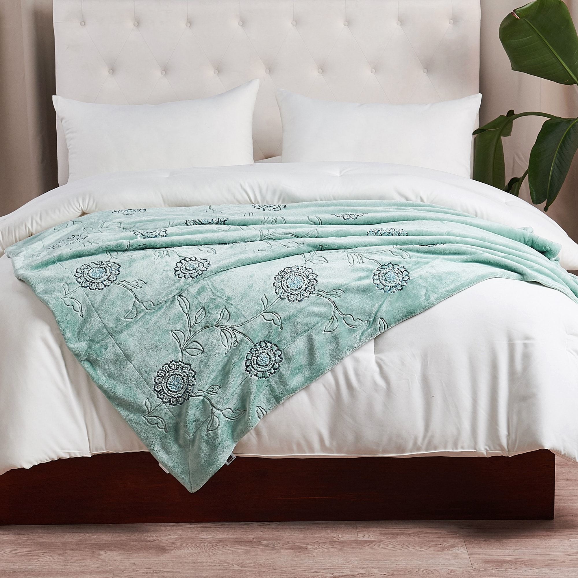 Sequin best sale bed throw
