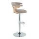 preview thumbnail 65 of 141, Carson Carrington Viby Adjustable Bar Stool with Rounded T Footrest (Set of 2)
