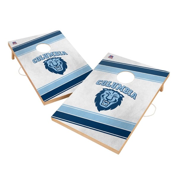 slide 2 of 5, Columbia University Lions 2x4 Tailgate Cornhole Boards Include Carrying Case