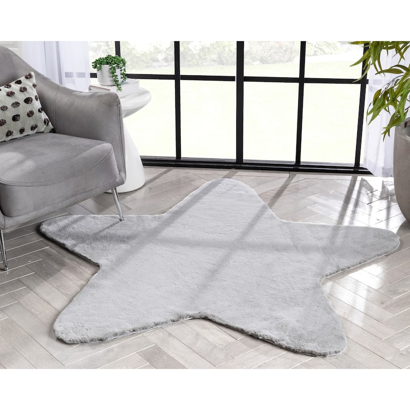 Well Woven Opal Crest Plush Glam Modern Area Rug