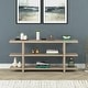 preview thumbnail 2 of 22, Acosta 64'' Wide Rectangular Console Table Antiqued Gray Oak