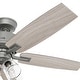 preview thumbnail 15 of 19, Hunter Gatlinburg Ceiling Fan w/ LED Light Kit, Handheld Remote - Transitional- EASY INSTALLATION