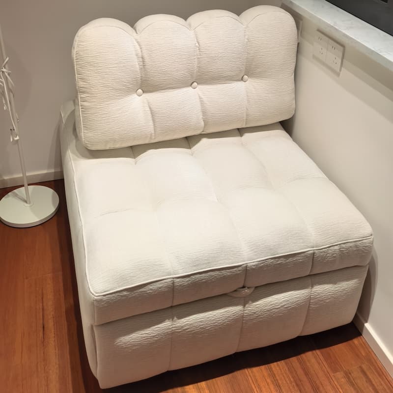 JASIWAY Chenille Pull-Out Single Sofa Bed