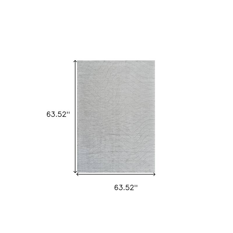 Beva Abstract Modern Non Skid Stain Resistant Woven Durable Area Rug By HomeRoots
