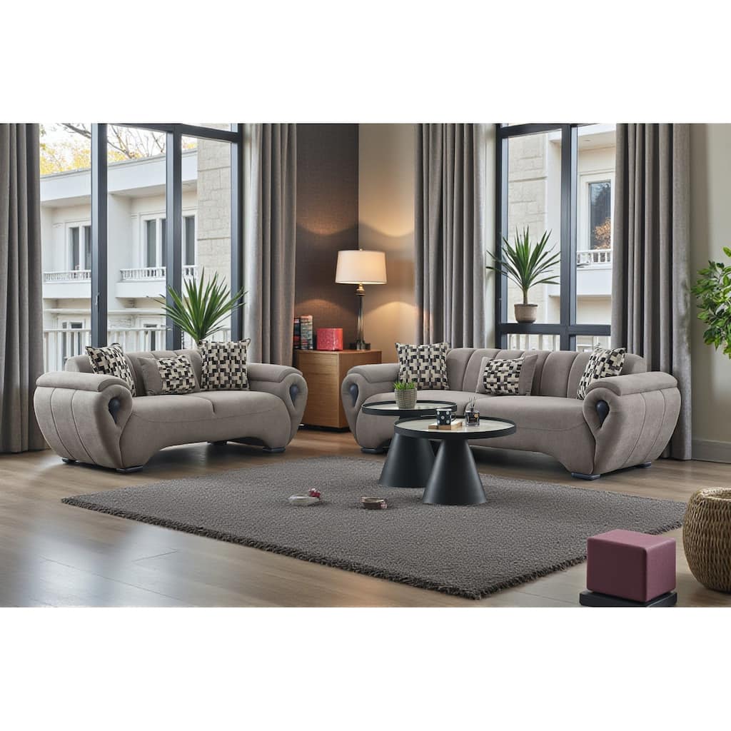 Wensira 2 Pieces Living Room Sets 1 Sofa 1 Loveseat
