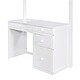 preview thumbnail 10 of 23, Twin Size Loft Bed with Ladder, Shelves and Desk, Maximized Space, White