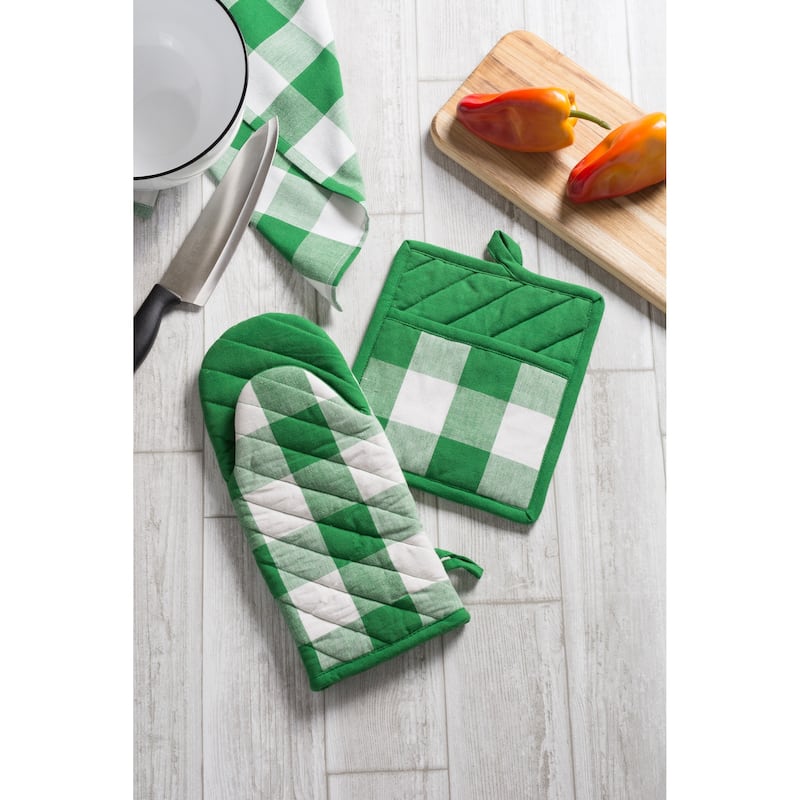Design Imports Buffalo Check Dishtowel Set of 3 (30 inches long x 20 inches wide)