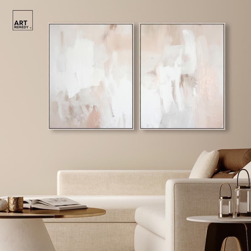 Opalescent Hues III Canvas Set of 2 by Art Remedy