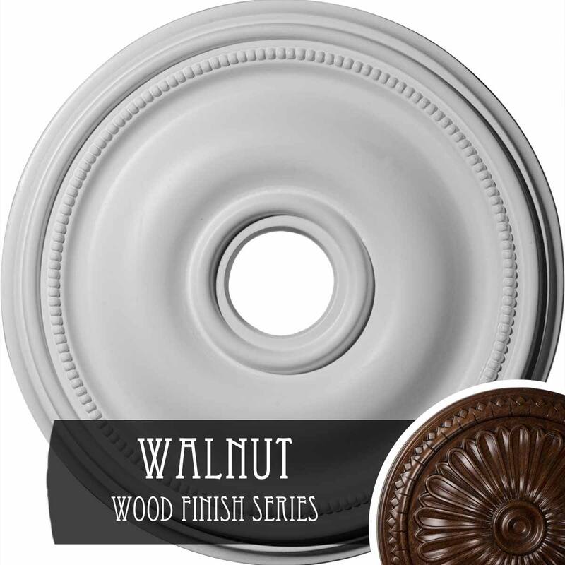 18 1/8"OD x 3 3/4"ID x 1 1/8"P Bradford Ceiling Medallion