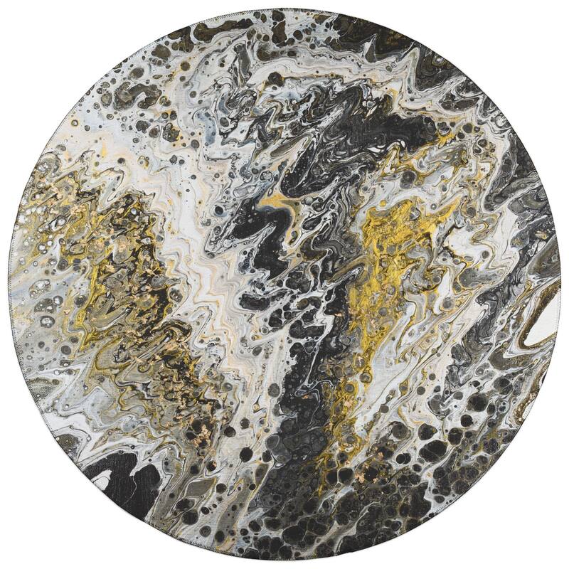 Addison Indoor/ Outdoor Karina Abstract Washable Area Rug
