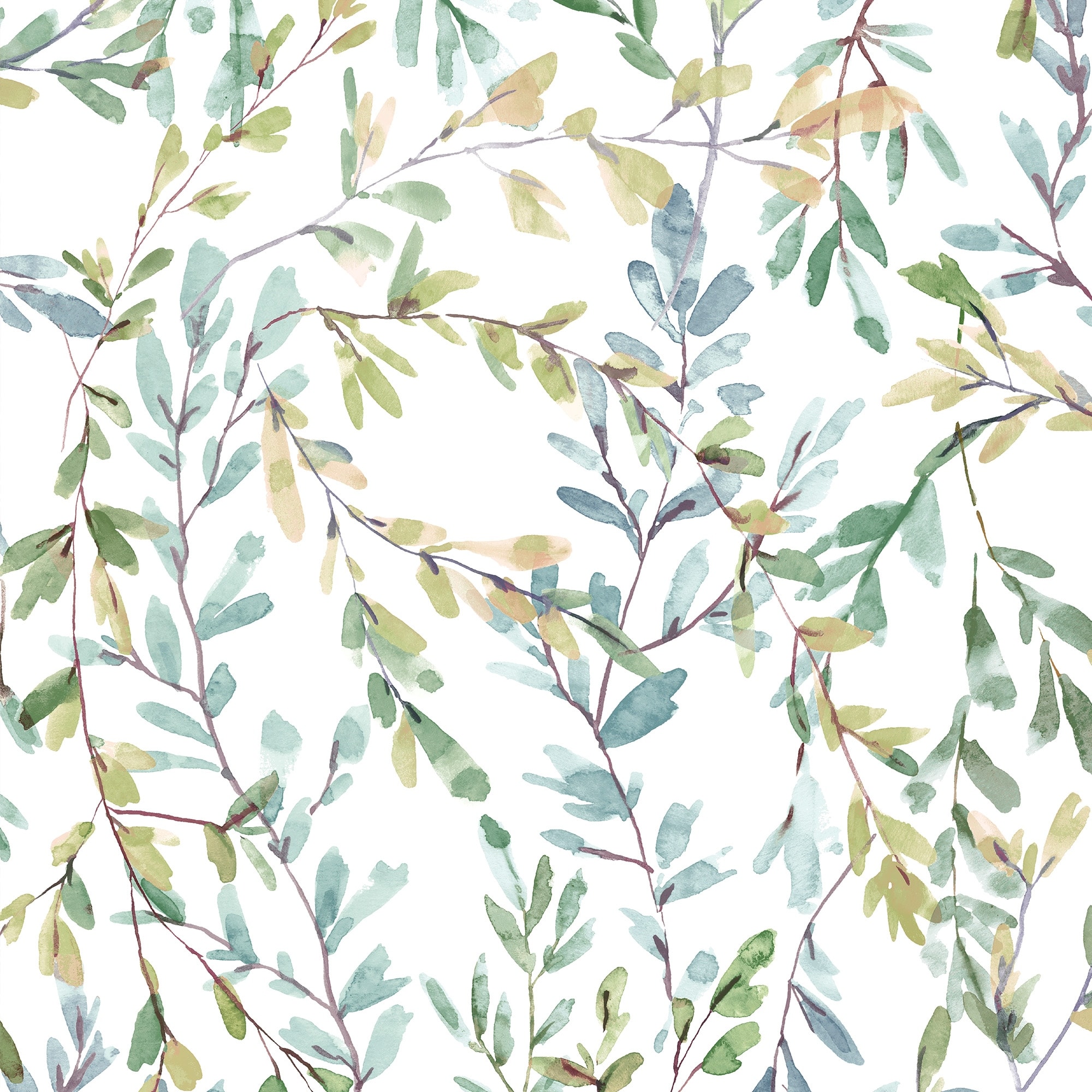 Laura Ashley Brayton Leaves Fresh Green Wallpaper