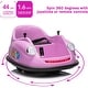 preview thumbnail 22 of 62, Electric Bumper Cars for Toddlers,12V Ride-On Car with Remote Control,360-Degree Spin