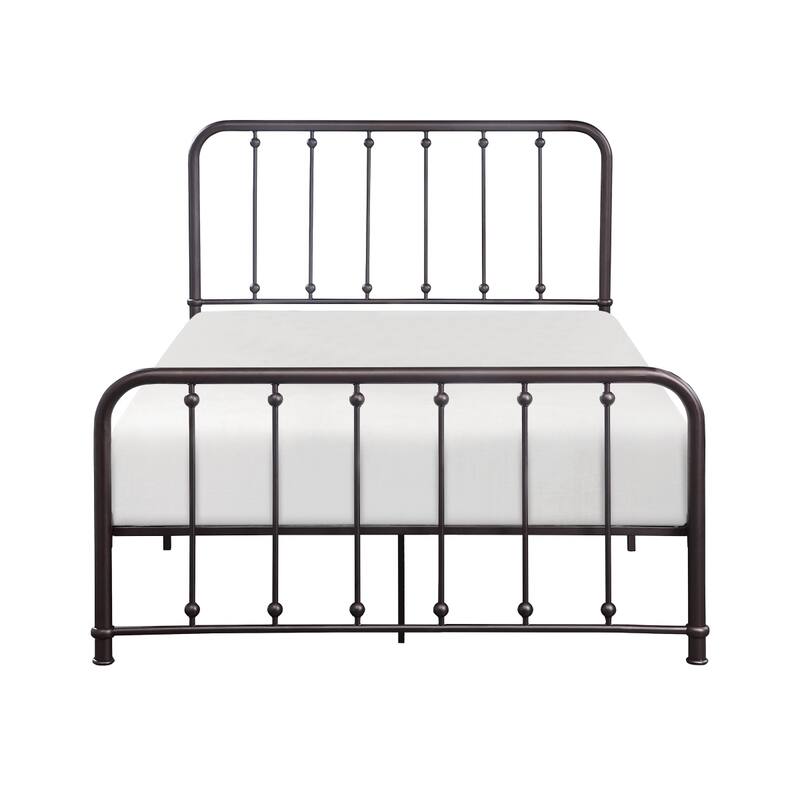 Daisha Dark Bronze Metal Platform Bed - Full