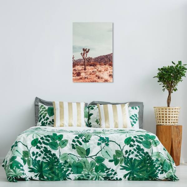 Wynwood Studio Canvas Nature and Landscape Steppes Blue and Light Blue