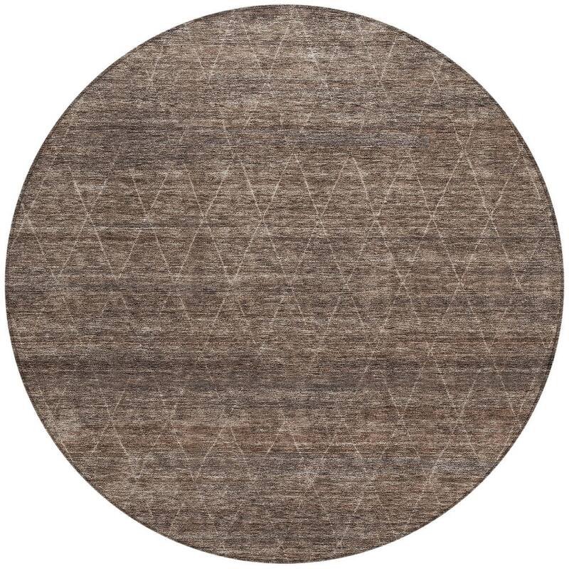 HomeRoots Geometric Transitional Rectangle Outdoor Rug