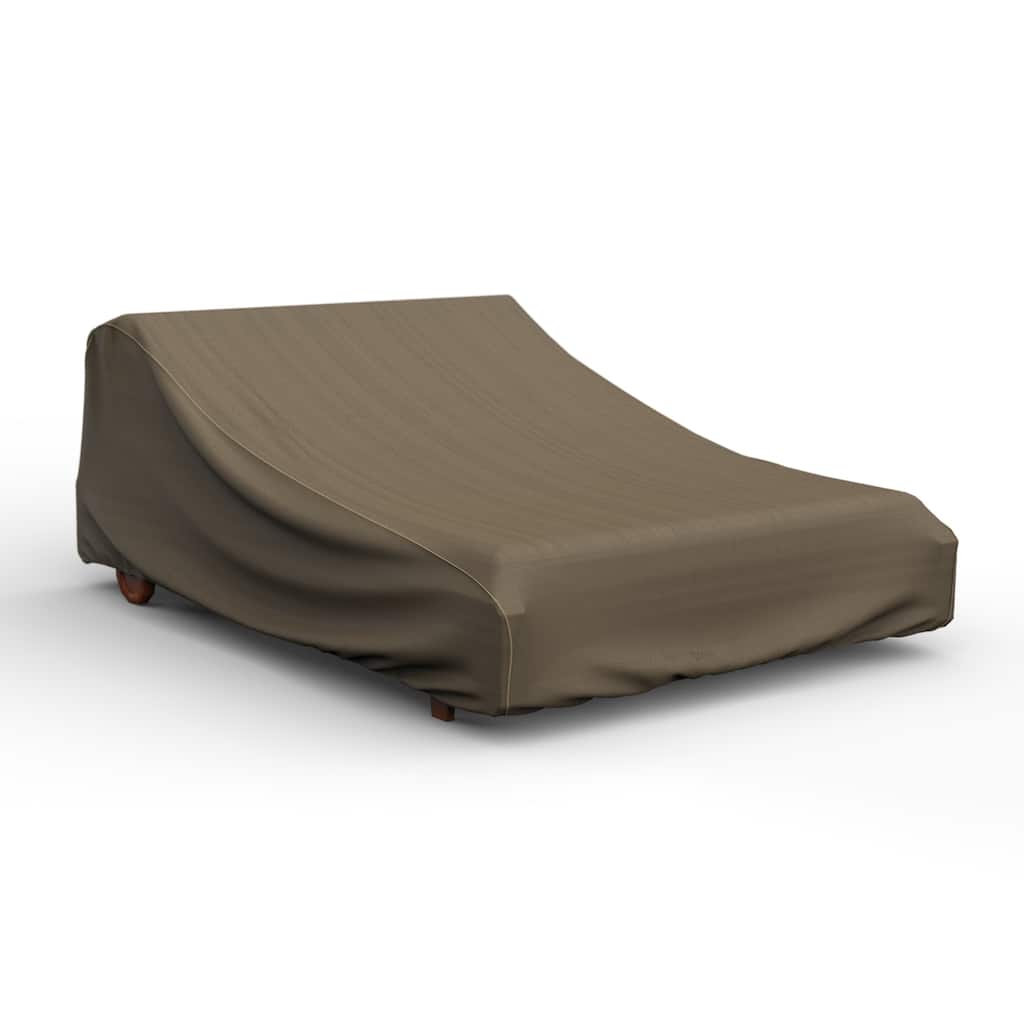 Budge StormBlock™ Hillside Black and Tan Patio Chaise Lounge Cover Multiple Sizes