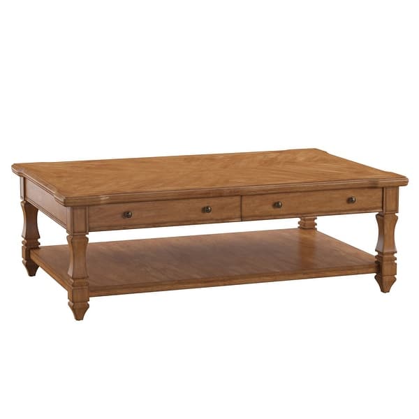 Shop Waverly Coffee Table Or Table Set With Shelf And Drawer By Inspire Q Classic Overstock 29654302 Coffee Table Only Oak