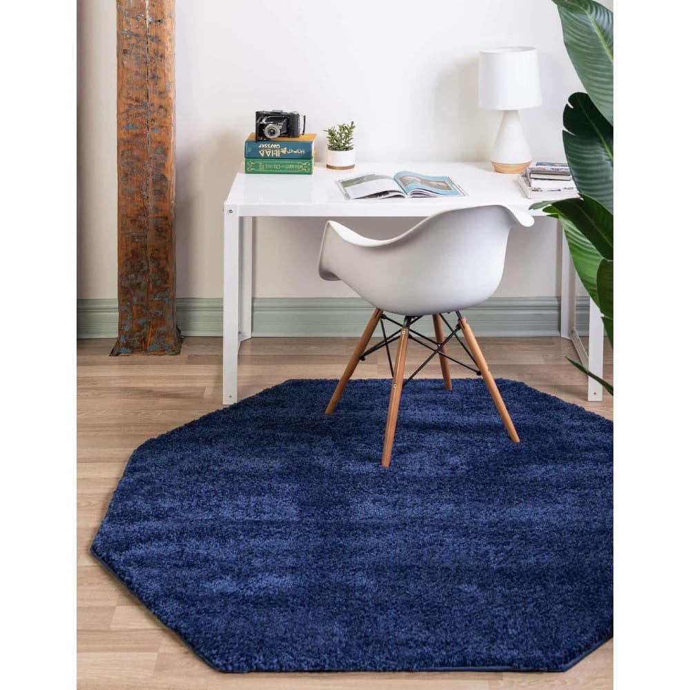 Solid/Striped Zoit Collection Area Rug