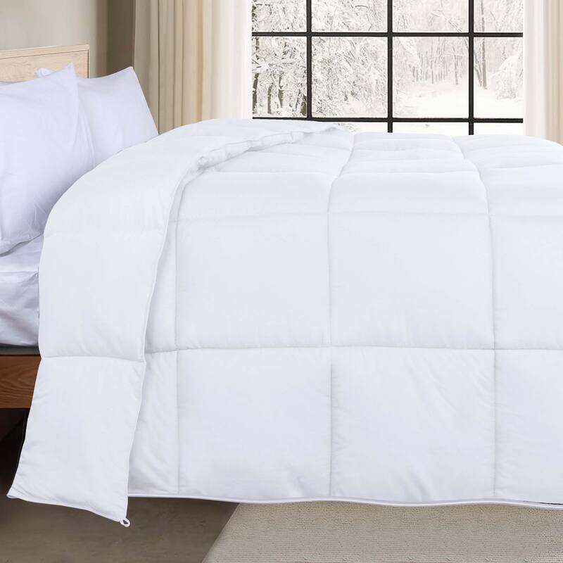 Superior Brushed Microfiber Down Alternative Reversible Comforter