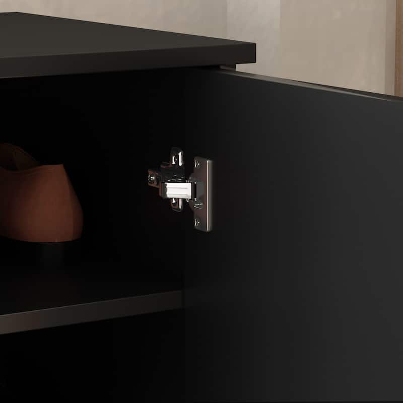 23.6" W 70.9"High Shoe Cabinet, 8 Floors, Three Adjustable Boards