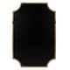 preview thumbnail 111 of 134, Kate and Laurel Hogan Scalloped Wood Framed Mirror