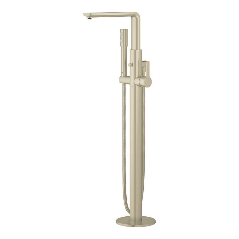 Grohe Lineare Floor Mounted Tub Filler with Built-In Diverter -