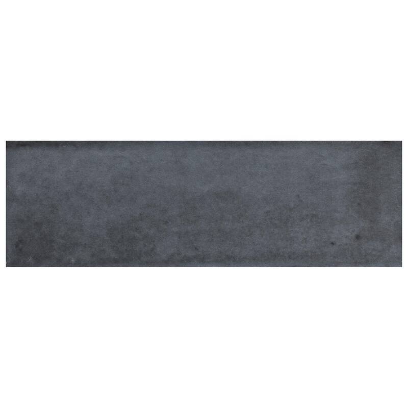 Merola Tile Coco Glossy Blue Night 2" x 5-7/8" Porcelain Wall Tile