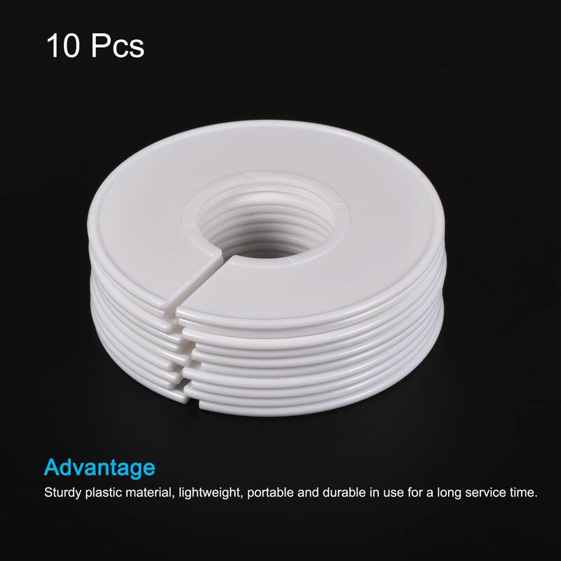 Clothes Dividers Blank Rack Size Sorting Wardrobe Round Hanger