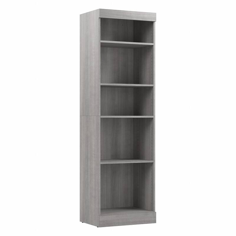 Pur 25W Closet Organizer, Tall Narrow Shelving Unit by Bestar