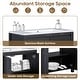 preview thumbnail 101 of 161, GDFStudio - Elysia Wood Bathroom Vanity with Ceramic Sink & Storage Cabinet Organizer