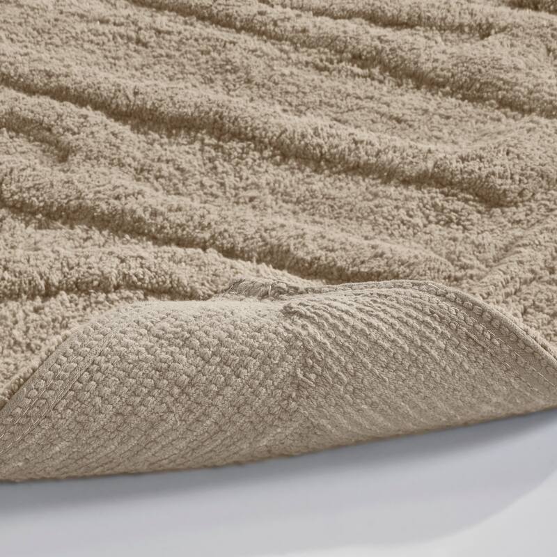 Modern Threads "Splash" 2-Pack 100-Percent Cotton Bath Mat Set