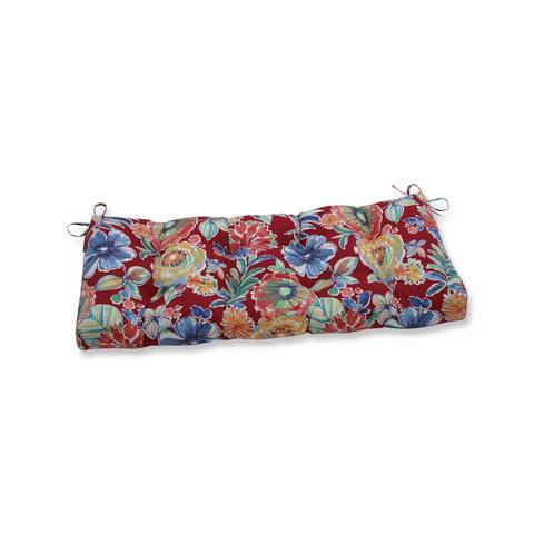 Pillow Perfect Outdoor Colsen Berry Blown Bench Cushion