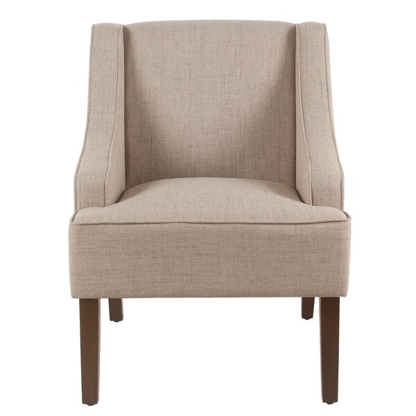 Porch & Den Lyric Tan Swoop Arm Accent Chair. Opens flyout.