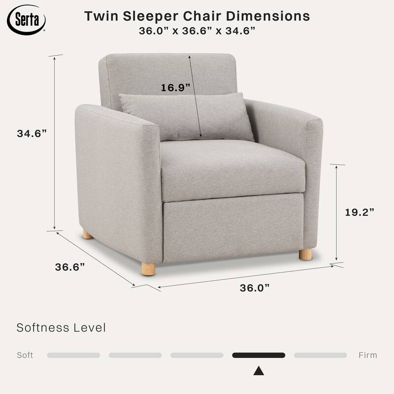 Serta Christine Convertible Chair