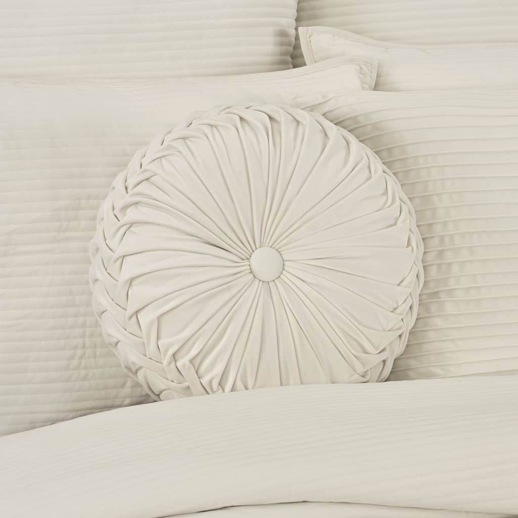 Townsend Tufted Round Throw Pillow