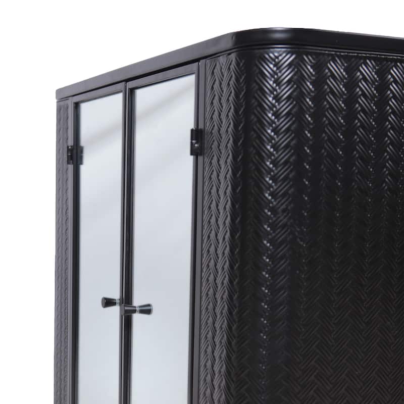 Wall Mounted Bathroom Cabinet with Mirror and Open Shelf