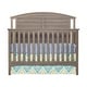 preview thumbnail 9 of 23, Forever Eclectic Hampton Curve Top 4-in-1 Convertible Baby Crib Dusty Heather