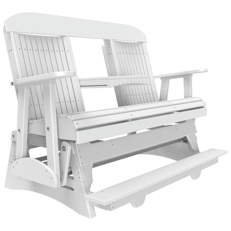 Outdoor All-Weather Poly Lumber Classic Balcony Glider