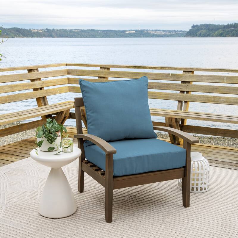 ARDEN Outdoor Foam Deep Seat Cushion Set, 24 in x 24 in