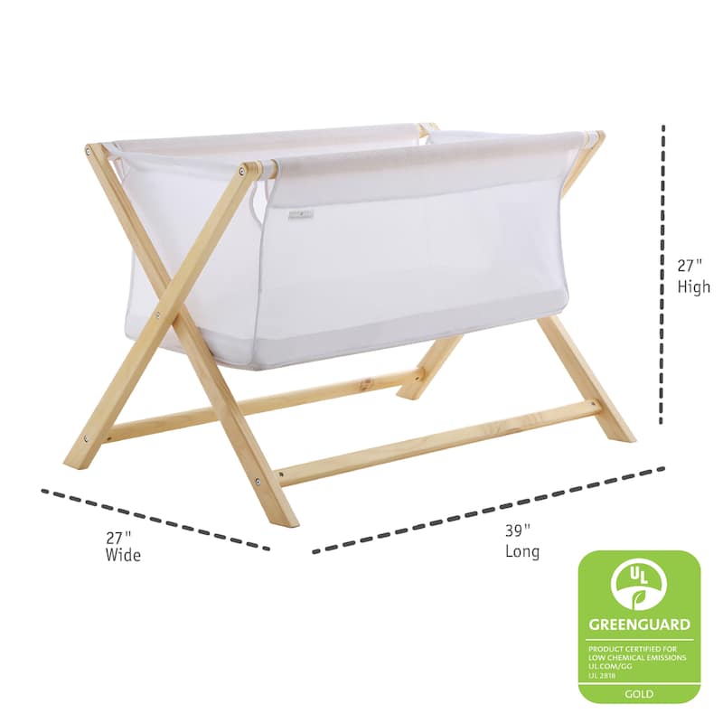 BreathableBaby Breathable Mesh Portable Sleeper, From Bedside to Travel