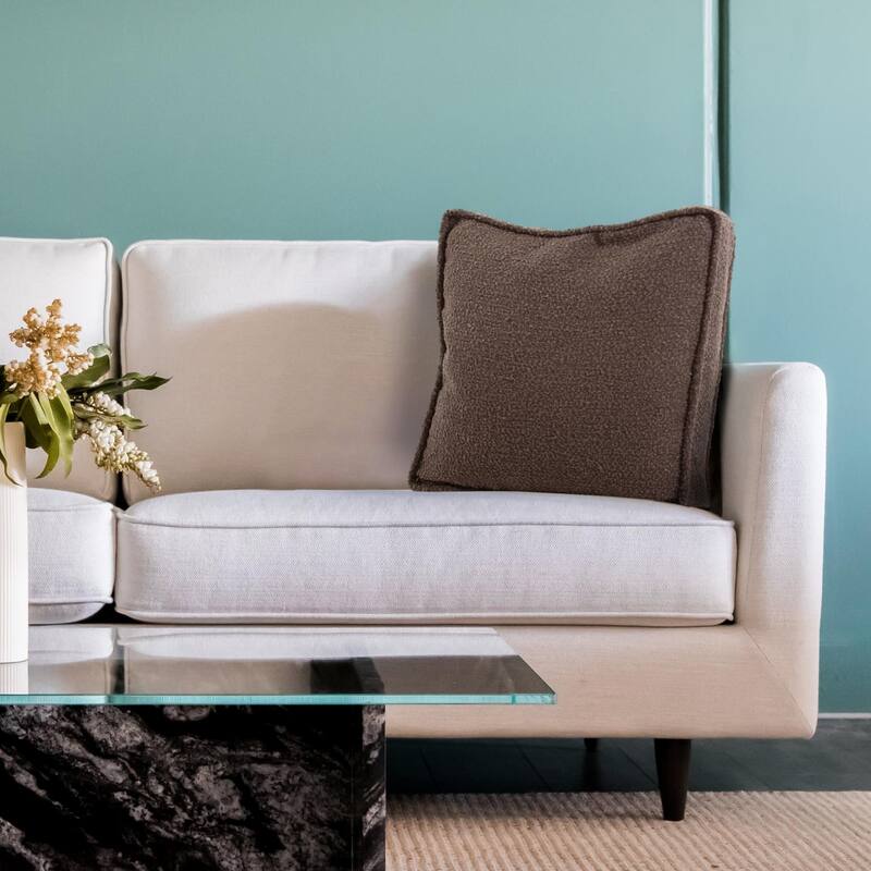 Allan Andrews 20 in. Gusseted Pillow Barbet Chocolate - Down Insert