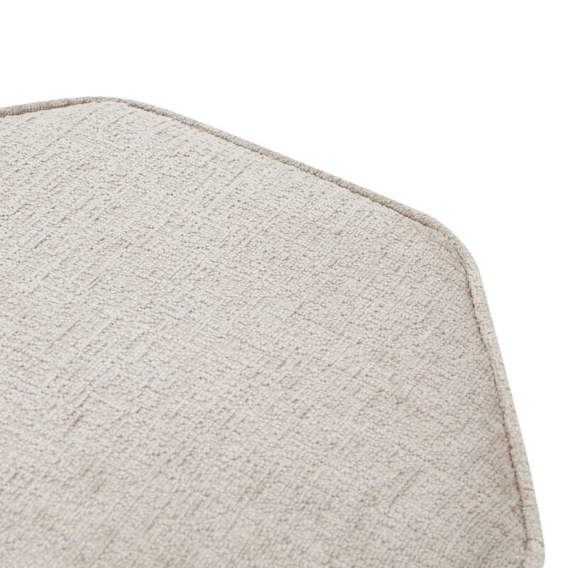 SAFAVIEH Couture Rosaria Hexagon Ottoman