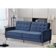 preview thumbnail 10 of 12, Jonathan Tufted Velvet Sofa Bed Sleeper Blue